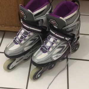 Nearly new roller blades